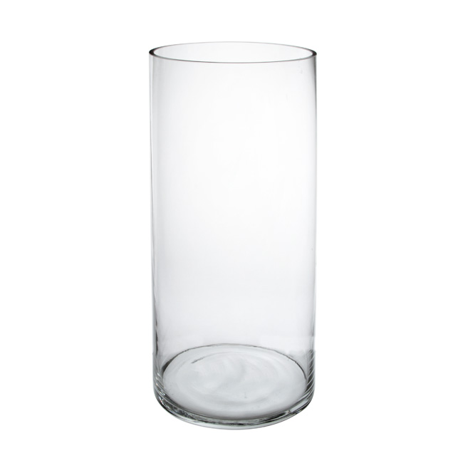 Glass Cylinder Vase Clear (20Dx40cmH) Santospirito Flowers & Wholesalers