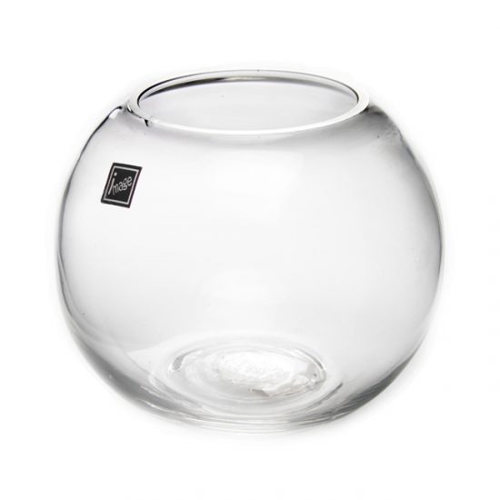 Glass Fish Bowl 15cm (8TDx15Dx12cmH) Santospirito Flowers & Wholesalers