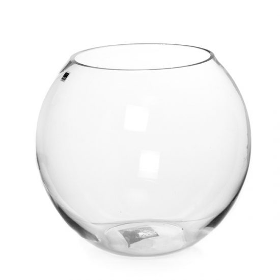 Glass Fish Bowl (18TDx26Dx26cmH) Santospirito Flowers & Wholesalers